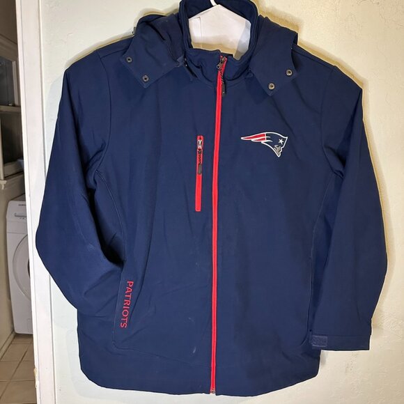 NFL Soft Shell Coat - New England Patriots, 2XL Hooded - Picture 2 of 15